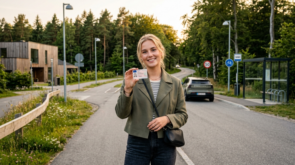Modern lifestyle photography of a young person holding a new
