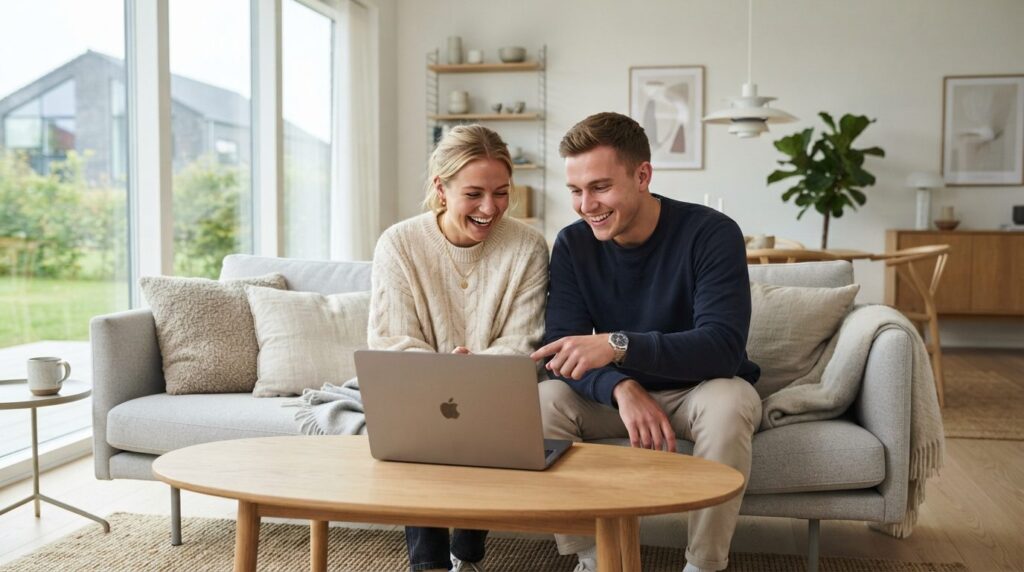 Professional stock photo of a modern living room scene where